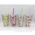 16oz Double Wall tumbler with PVC insert sheet